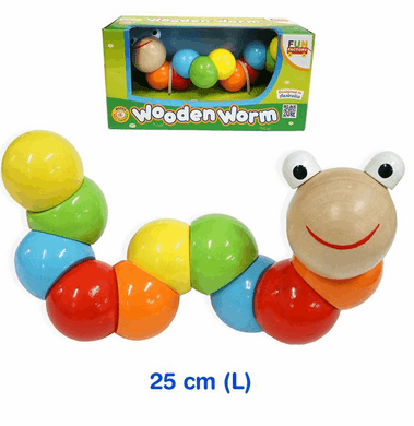 Fun Factory Wooden Worm toddler