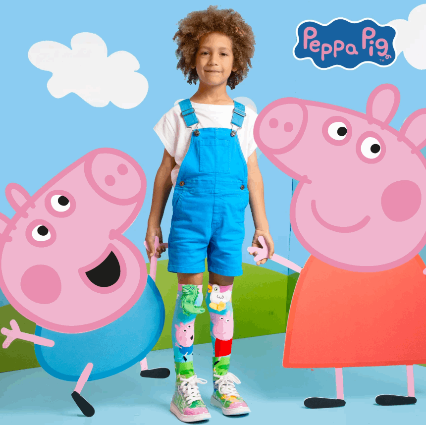 MADMIA Socks - Peppa Pig & George Socks