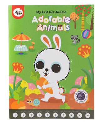 Jar Melo Adorable Animals Dot to Dot Children's Book