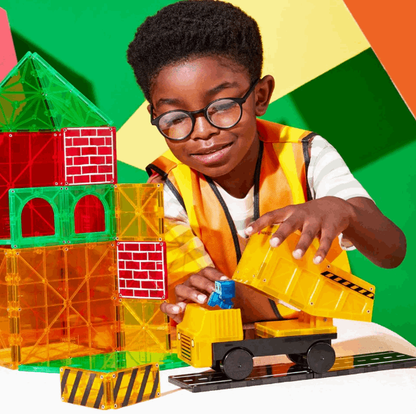 Magna Tiles Builder XL 50pc Set magnetic tiles