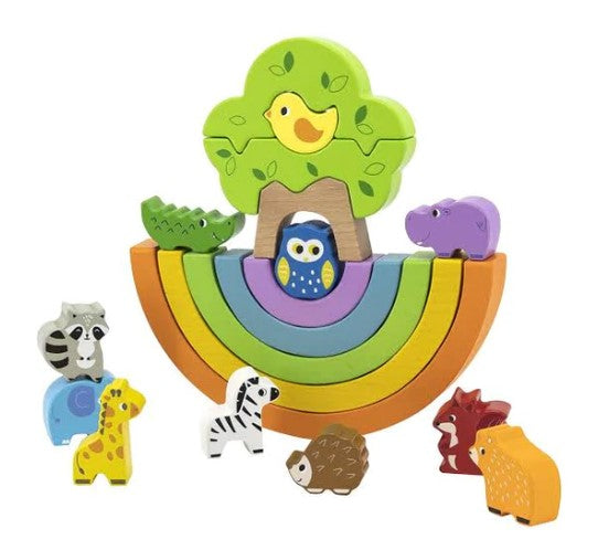 Viga Rainbow Balancing Blocks Construction