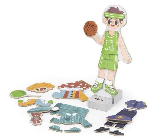 Viga Magnetic Dress Up Boy Dress Up