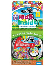 Load image into Gallery viewer, Crazy Aaron&#39;s Thinking Putty Hide Inside Arcade Adventure 4&quot; Tin
