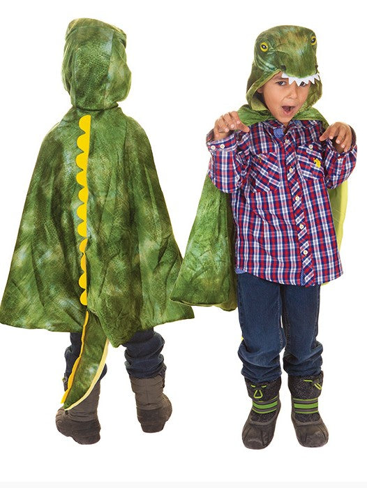 Great Pretenders T-Rex Hooded Cape Size 4-5 Costume