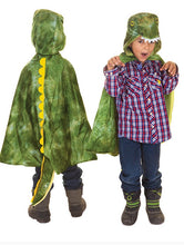 Load image into Gallery viewer, Great Pretenders T-Rex Hooded Cape Size 4-5
