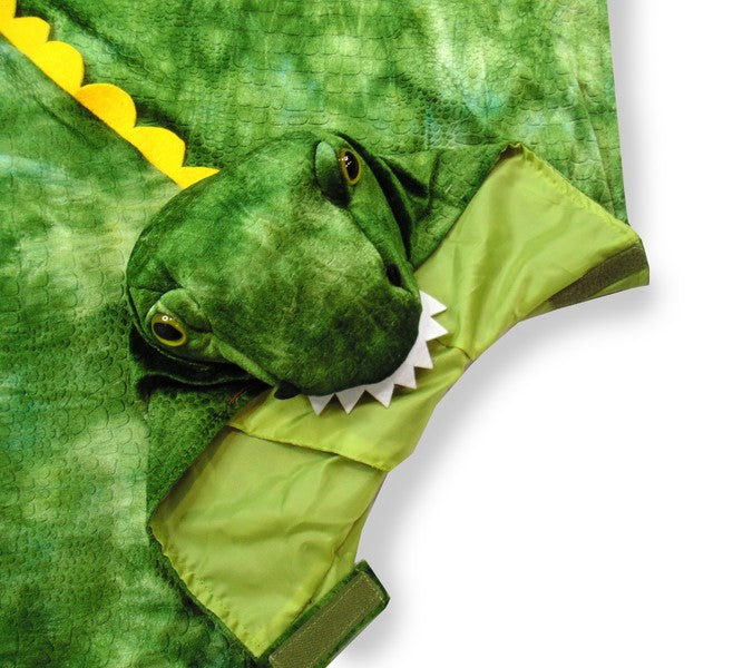 Great Pretenders T-Rex Hooded Cape Size 4-5 Costume