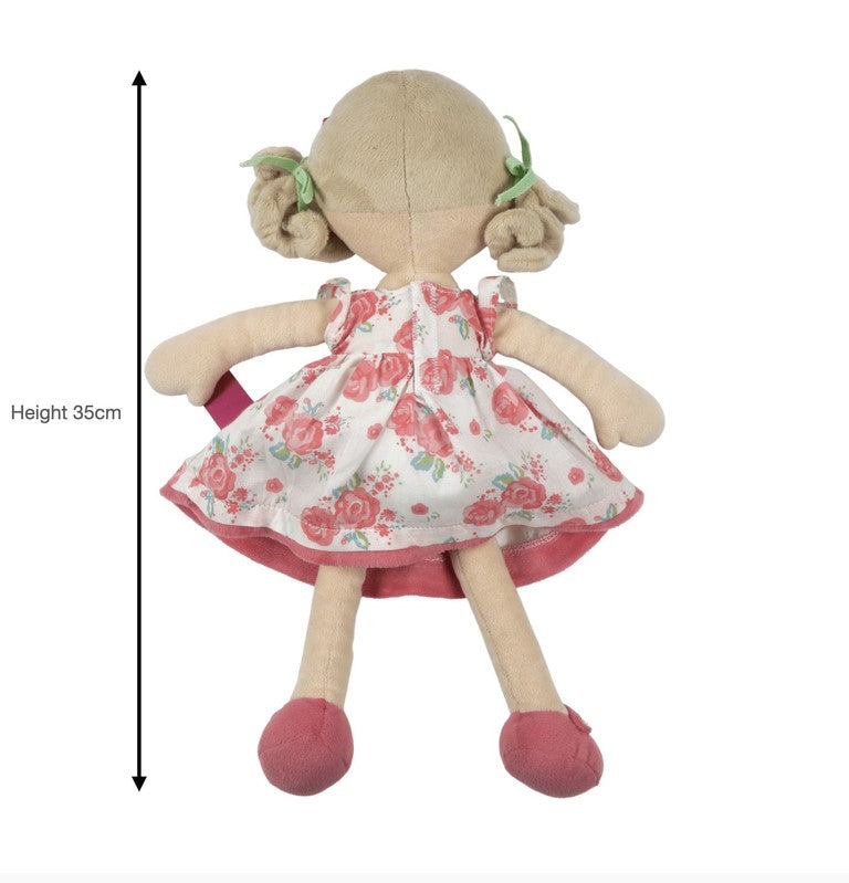 Bonikka Scarlet Flower Kid Doll with Beige Hair Doll
