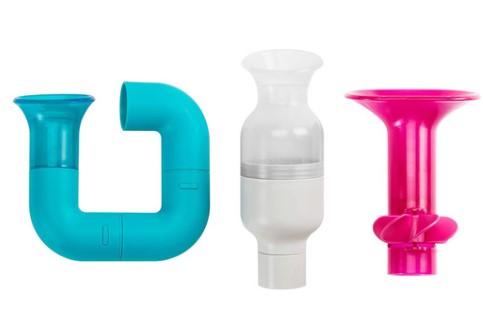 Boon Tubes Purple Blue Bath Toys