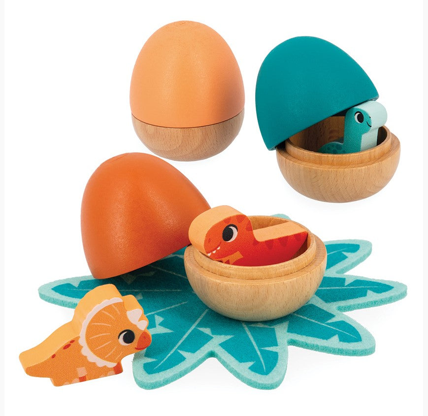 Janod Dino Surprise Eggs Learning Aid