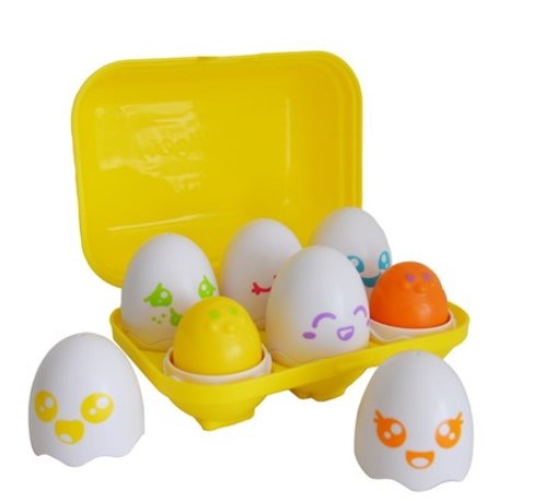Tomy Toomies Hide & Squeak Eggs Baby Activity Toys