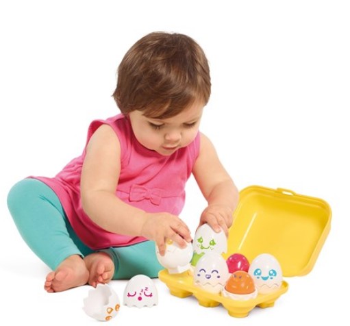 Tomy Toomies Hide & Squeak Eggs Baby Activity Toys