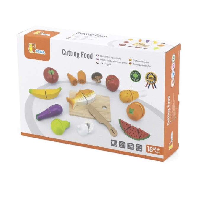 Viga Cutting Food Set Pretend Food Play