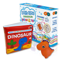 Load image into Gallery viewer, Buddy &amp; Barney Magic Colour Changing Bath Book &amp; Toy Dinosaur
