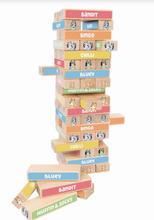 Load image into Gallery viewer, Bluey Wooden Tumbling Tower

