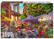 Load image into Gallery viewer, RGS Group Flower Market Brooklyn 1500pc Puzzle
