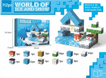 Load image into Gallery viewer, Magnetic Building Blocks 112pc Winter
