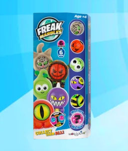 World Alive Freak Marbles Totem Pack 6pc