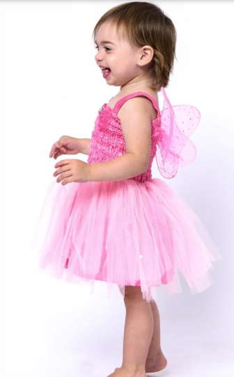 Dress Up Friendship Fairy Dress Toddler 1-2yrs Light Pink Dress Up