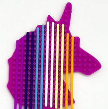 Load image into Gallery viewer, Sensory Activity Board Unicorn Purple Sensory Needs
