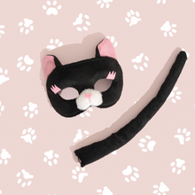 Load image into Gallery viewer, Sweida&#39;s Little Safari Deluxe Animal Mask &amp; Tail Set - Cat
