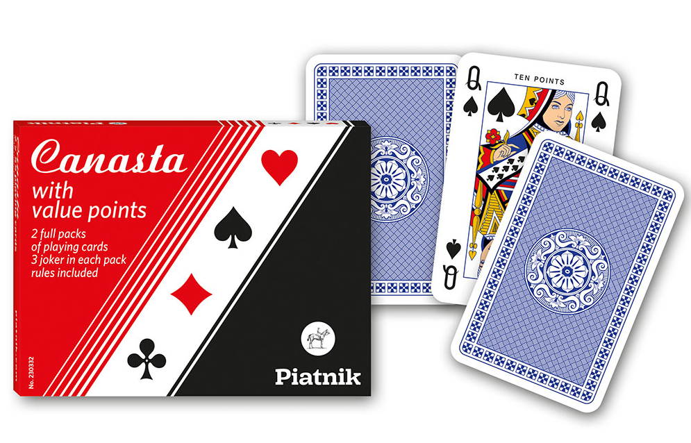 Piatnik Canasta Twin Pack with Value Point Cards