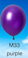 Balloons Biodegradable 12" Metallic/Pearl 10 Pack Purple M33 balloon