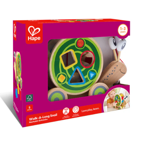 Hape Walk A Long Snail