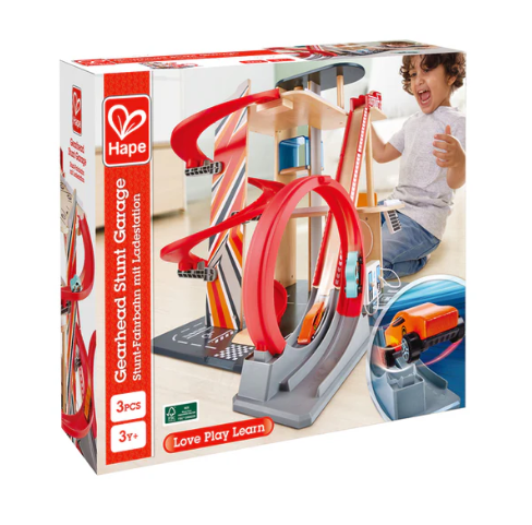 Hape Gearhead Stunt Garage