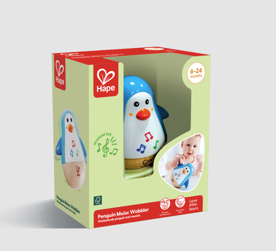 Hape Penguin Musical Wobbler