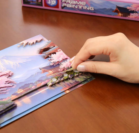 Zilipoo 3D Frame Painting Mount Fuji