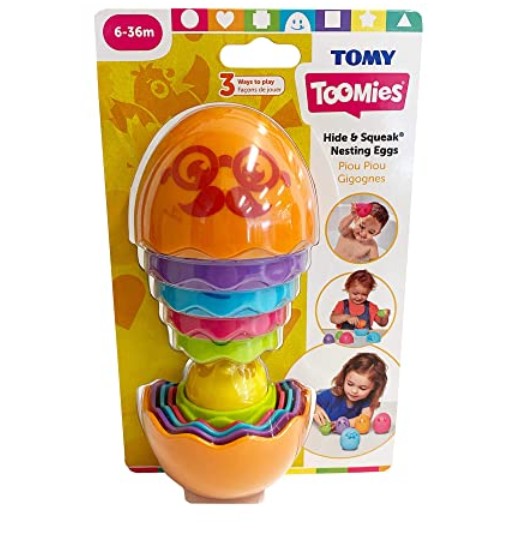 Tomy Toomies Hide & Squeak Nesting Eggs
