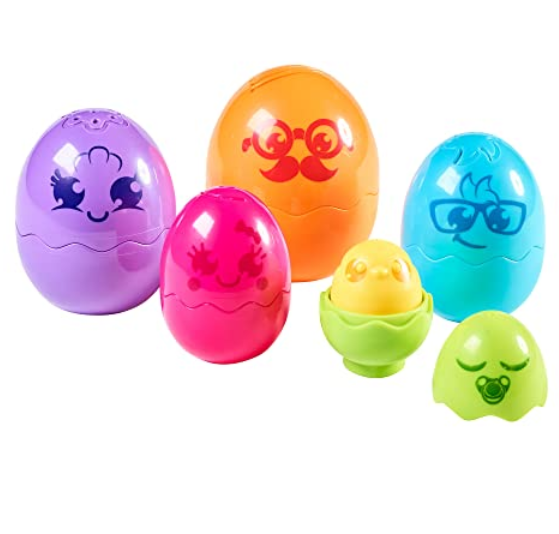 Tomy Toomies Hide & Squeak Nesting Eggs