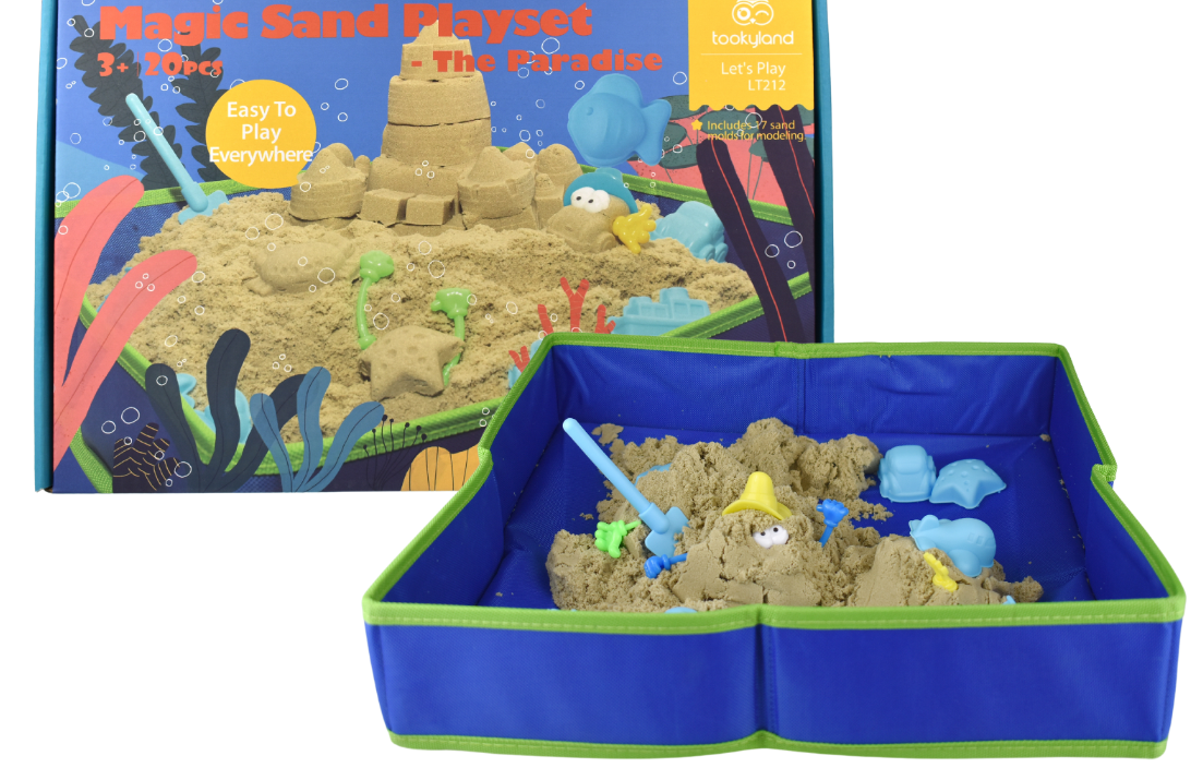 Tooky Toys Magic Star Sand Playset The Paradise 2kg sand and water play