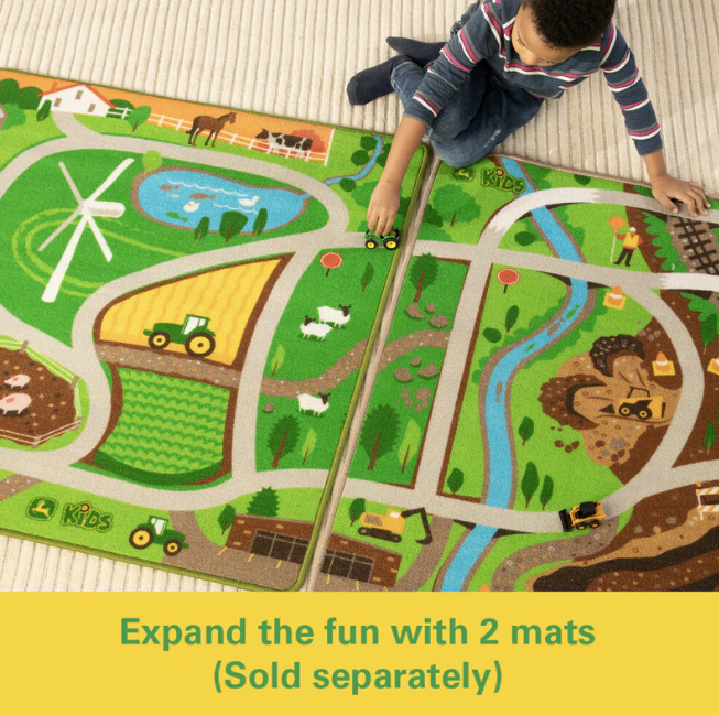 John Deere Playmat with Mini Vehicle playmat