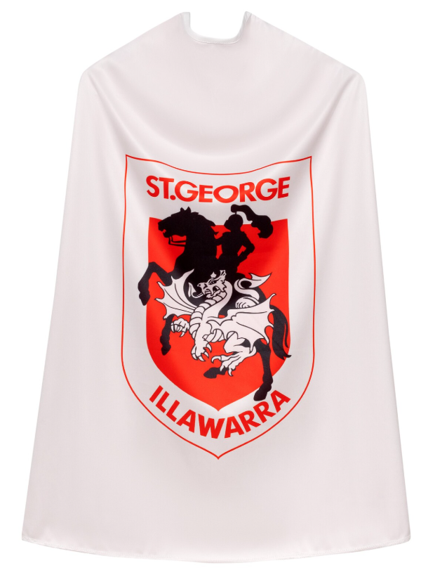 Sweida's Mini Mascots NRL Supporter Cape Dragons costumes
