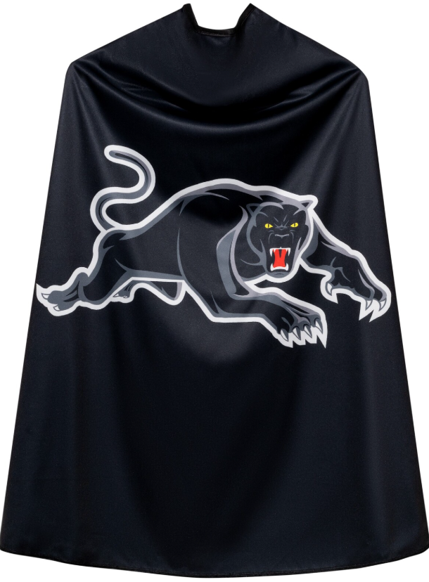 Sweida's Mini Mascots NRL Supporter Cape Panthers costumes