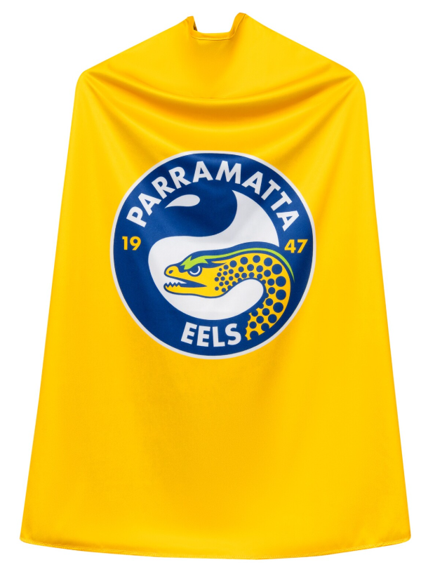 Sweida's Mini Mascots NRL Supporter Cape Eels costumes
