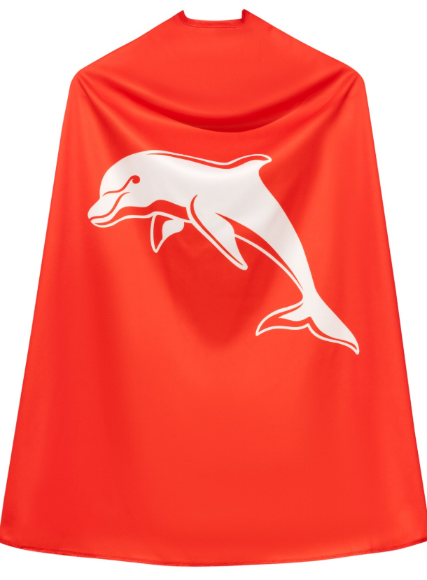 Sweida's Mini Mascots NRL Supporter Cape Dolphins costumes
