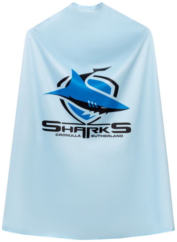 Sweida's Mini Mascots NRL Supporter Cape Sharks costumes