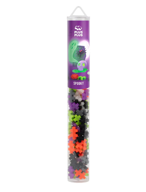 Plus-Plus 100pc Tubes Assorted Spooky Mix Construction