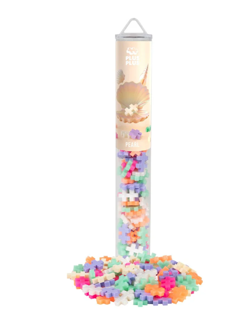 Plus-Plus 100pc Tubes Assorted Pearl Mix Construction