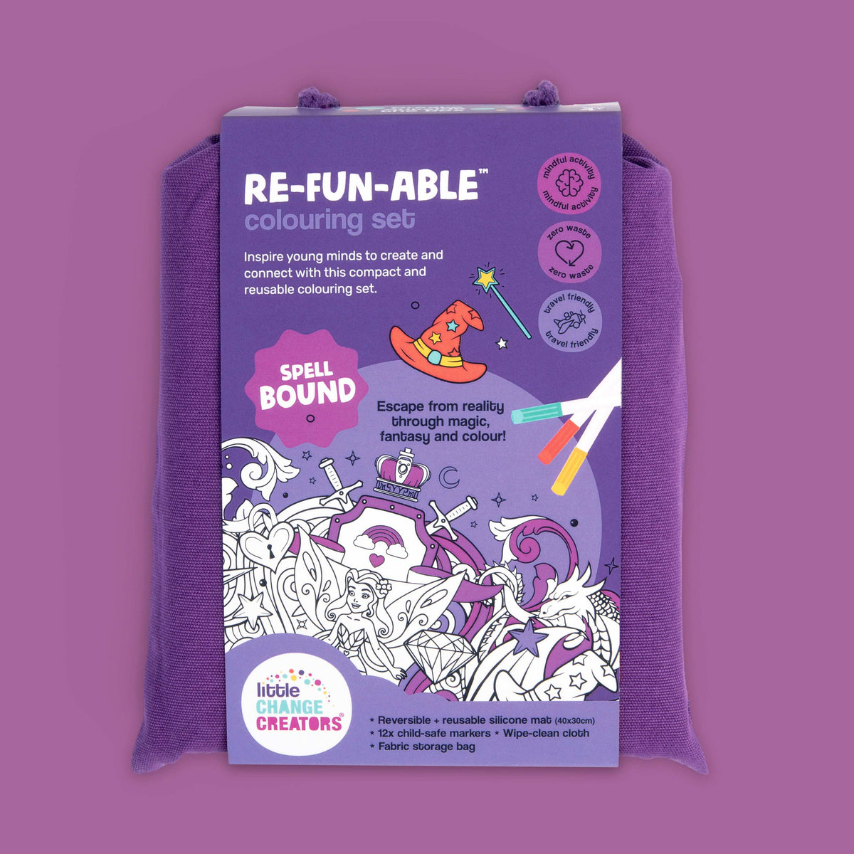 Little Change Creators Re-FUN-able SPELLBOUND Colour & Draw Set Art & Craft
