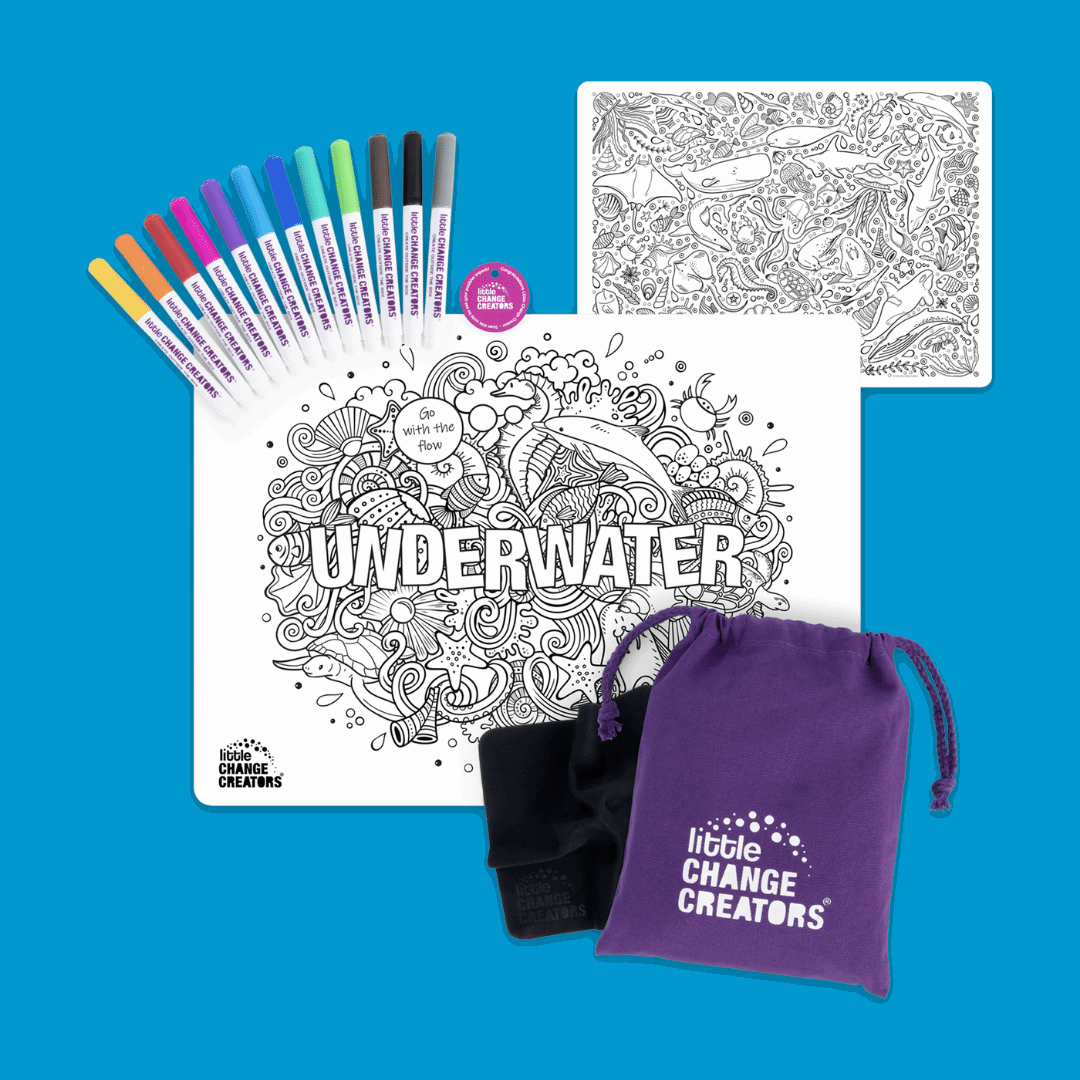 Little Change Creators Re-FUN-able UNDERWATER Colour & Draw Set Art & Craft