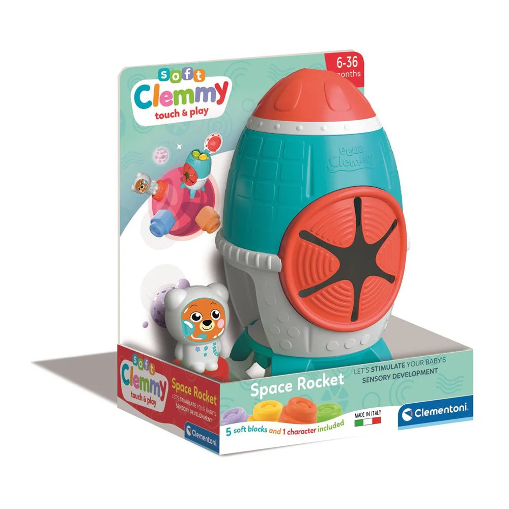 Clementoni - Soft Clemmy - Sensory Rocket Baby & Toddler