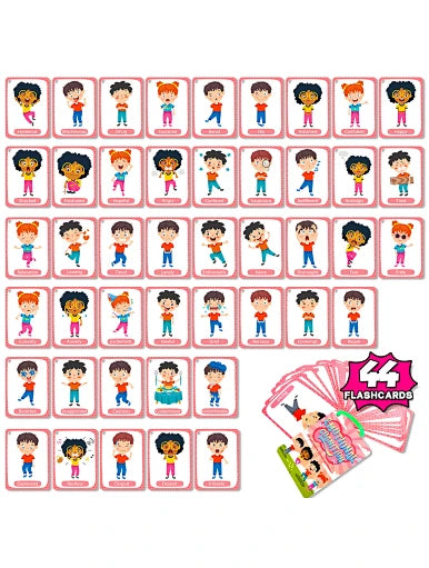 Cognition Flash Cards Emotions Learning Aid