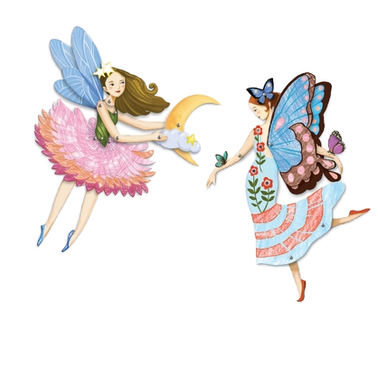 Djeco Paper Puppet Fairies Art and Craft
