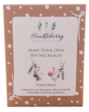 Load image into Gallery viewer, Huckleberry MYO BFF Unicorn Necklaces
