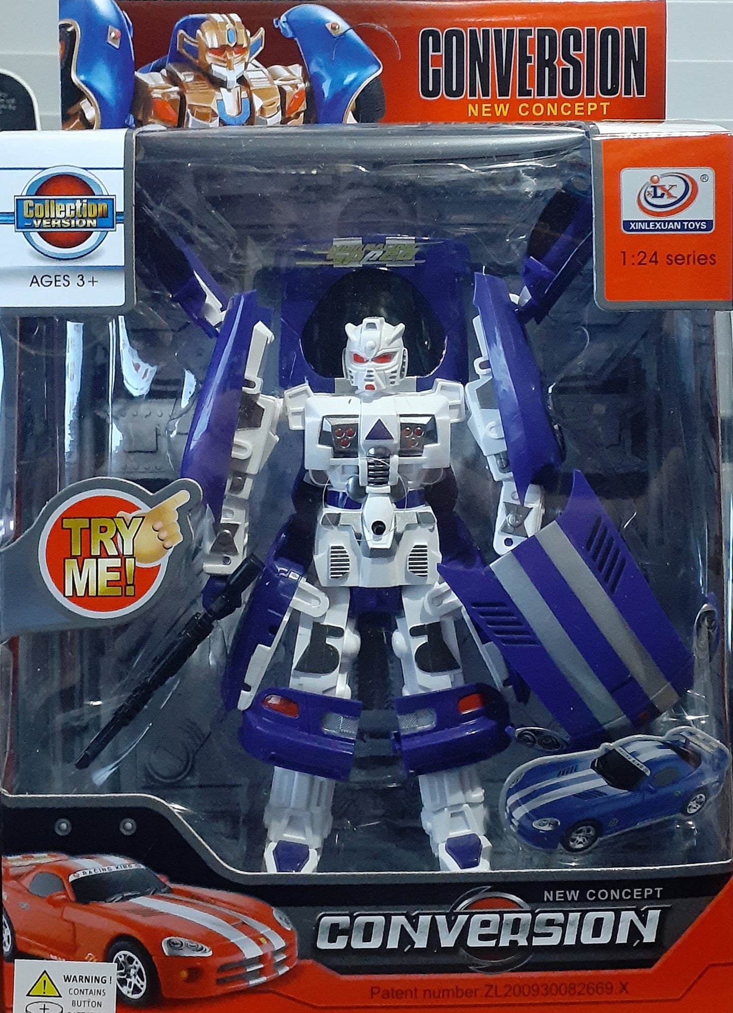 Conversion Robot Car Cobra Race King Transport