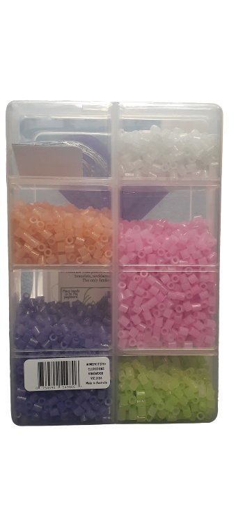 Iron Me Beads Mixed Colour Boxes - 2000pc Sparkle Art & Craft
