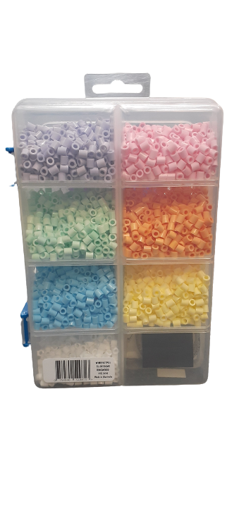 Iron Me Beads Mixed Colour Boxes - 2000pc Pastel Mixed Art & Craft